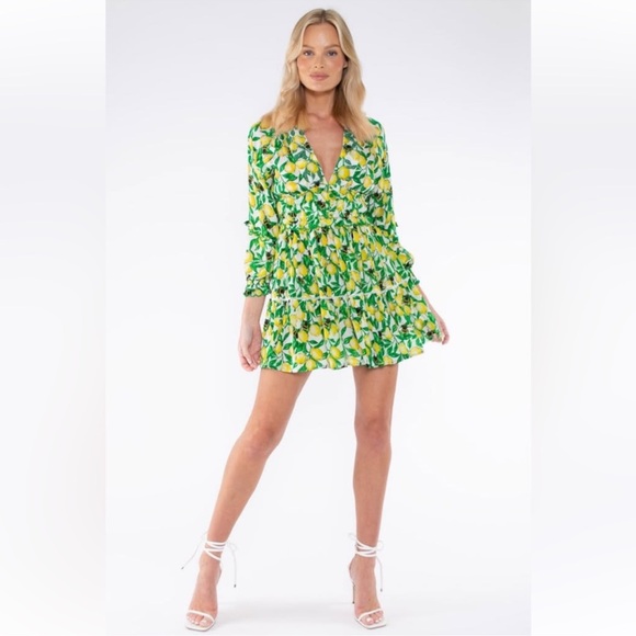 TAJ by Sabrina Crippa Dresses & Skirts - Taj By Sabrina Crippa Noemi Dress
- Bellisimo
Limoncello, 
Size: S
$169/$415